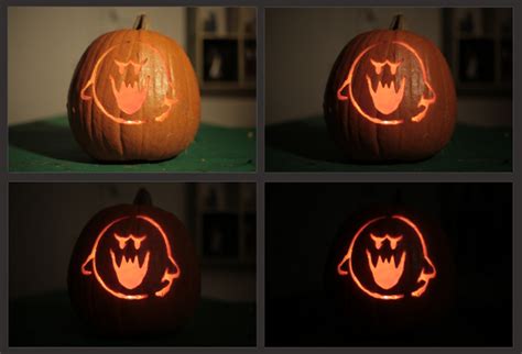 Mario Ghost Pumpkin Carving Patterns