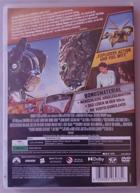 Transformers Aufstieg Der Bestien Dvd Ebay