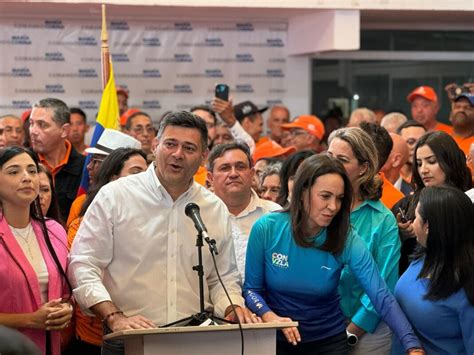 Freddy Superlano Declina Su Candidatura A Favor De Mar A Corina Machado