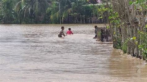 Desa Terdampak Banjir Di Aceh Besar Bertambah Pj Bupati Minta BPBD Dan