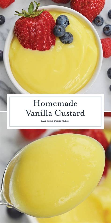 Vanilla Custard Recipe A Delectable Homemade Custard Artofit