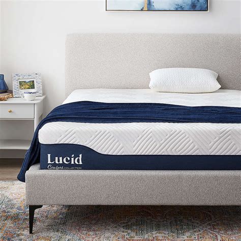 Best Buy Lucid Comfort Collection Inch Medium Firm Hybrid Mattress