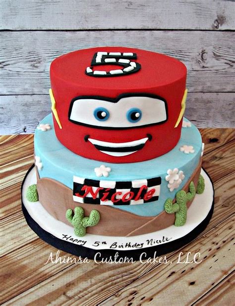 Pixar Cars Cake For Icing Smiles Inc Decorated Cake By CakesDecor