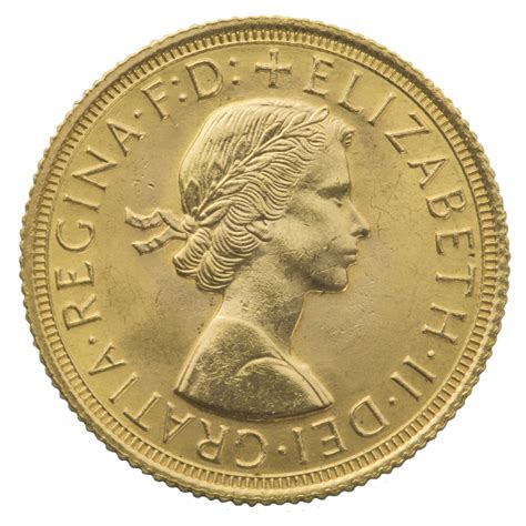 Gold Sovereign Elizabeth Ii Pre Decimal 1957 1968 Ats Bullion