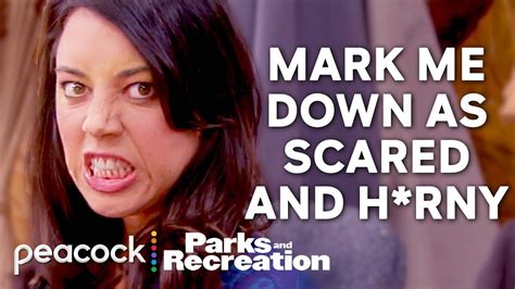 April Being Creepy As Hell For 10 Minutes Straight Parks And Recreation Youtube