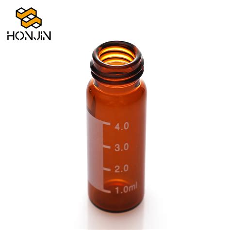 2 Ml Amber HPLC Crimp Neck Sample Bottle Potion Bottles Chromatographic