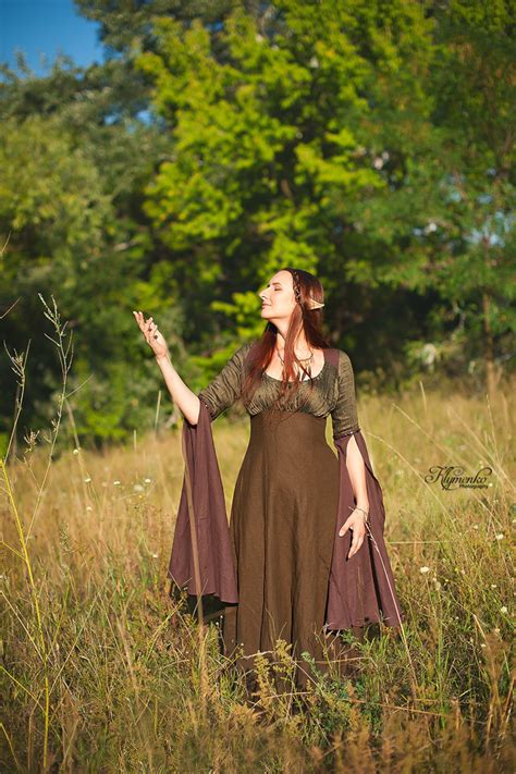 Wood Elven Dress, Fairy Wedding Dress, Fantasy Gown, Renaissance Fair ...