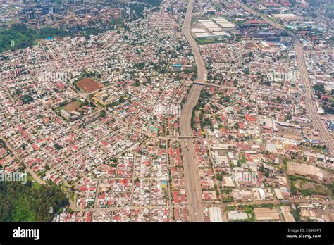 Aerial View Of The Addis Ababa Stock Photo Alamy