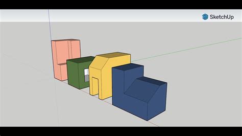 tutorial de dibujos isométricos en SketchUp YouTube