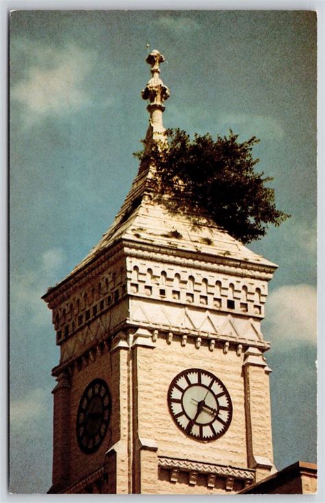 Greensburg Tree Courthouse Clock Tower Indiana In Dallas Whippe Photo