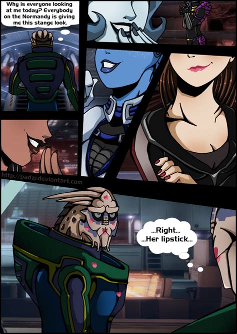 Me3 Turian Flavoured Kisses By Padzi On Deviantart Mass Effect Funny Mass Effect Art Mass