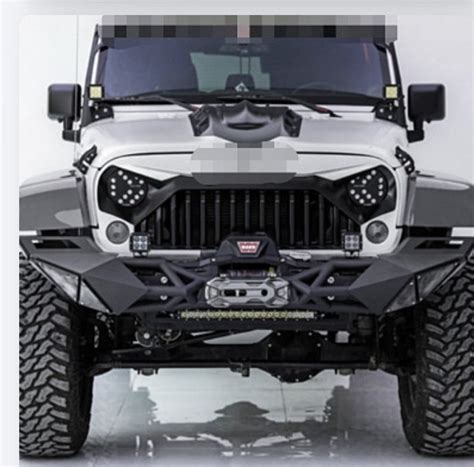 Jeep Wrangler Jl Jk Jt Front Bumper Bull Bar Bullbar Metal Tube Design