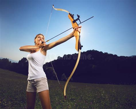 Archery Stock Photo Image Of Model Arrow Sunlight 26853014