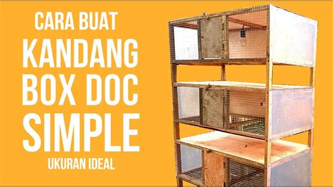 Cara Mudah Buat Kandang Box Doc Bagus Praktis Dan Ekonomis Untuk