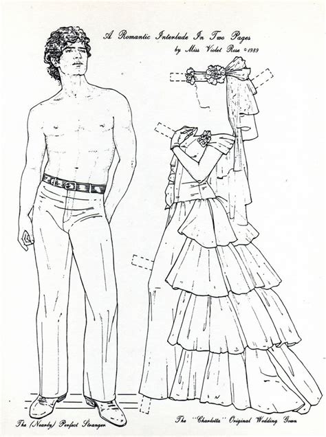 1000 Images About Wedding Of The Paper Dolls 1990 Paper Doll