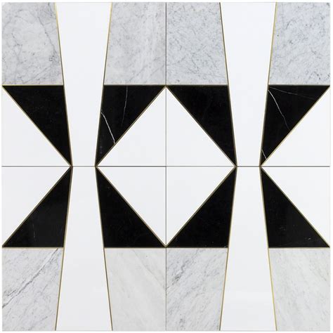 Art Deco Ponte By Vanessa Deleon 24x24 Mosaic Tile Art Deco Tiles