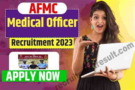 Afmc Medical Officer Recruitment 2023 Notification Out For 650 Post Apply Online