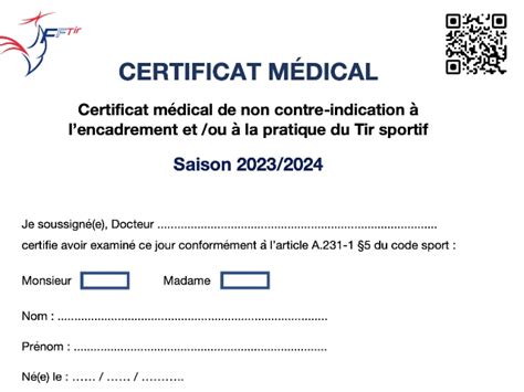 Certificat M Dical Saison Ast Roissy