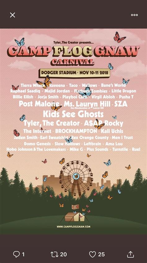 Camp Flog Gnaw Lineup Announced Rtylerthecreator