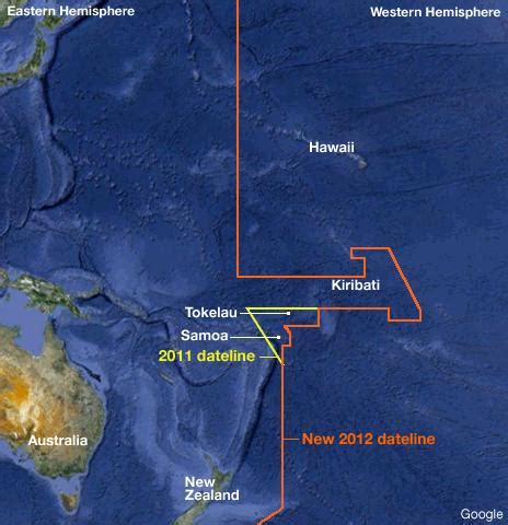 Samoa And Tokelau Skip A Day For Dateline Change Bbc News