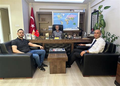 BİK Müdürü Atılgan dan gazetemizi ziyaret Muratlı Hizmet Gazetesi Resmi