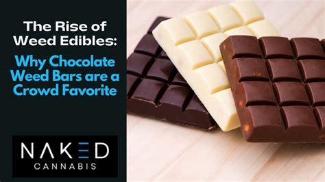 The Rise Of Weed Edibles Why Chocolate Weed Bars Are A Crowd Favorite