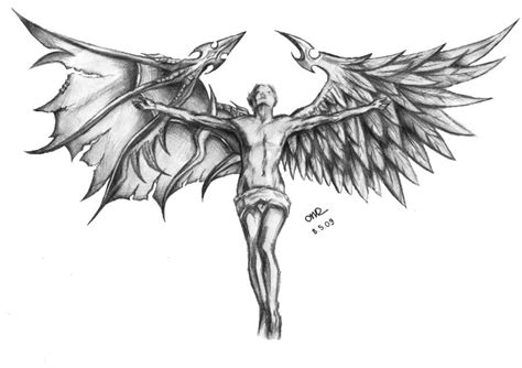 Angel and Devil by blackcatbo on DeviantArt