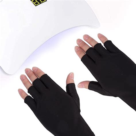 1 pair UV Glove Manure Glove Glove Anti UV Fin-Free Gloves pure Color