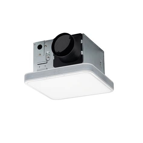 Homewerks Cfm Led Ceiling Mounted Bathroom Exhaust Fan With Alexa