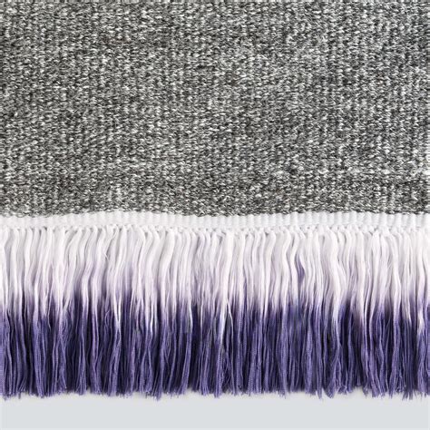 Dip-Dyed Fringe Rugs from Sweden: Remodelista