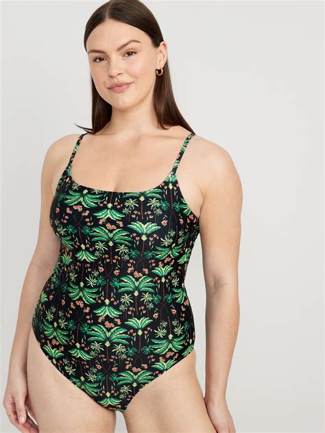 Tie Back One Piece Cami Swimsuit For Women Old Navy