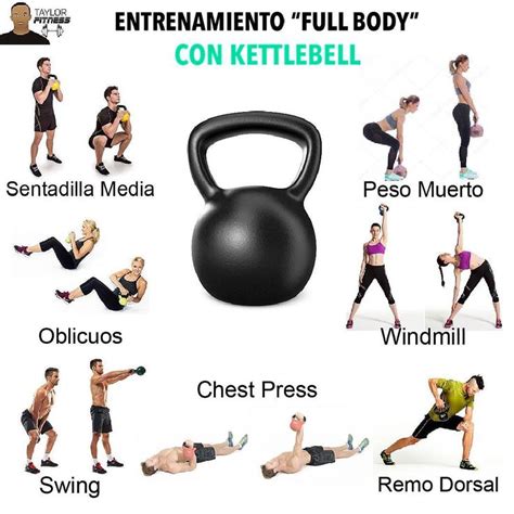 🔹ENTRENAMIENTO “FULLBODY” CON KETTLEBELL🔹 . Las kettlebells permiten ...