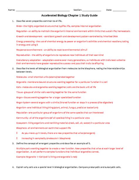 Ch 1 Study Guide Answers - Studocu