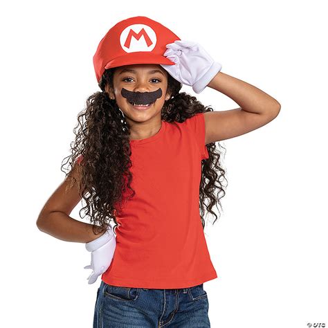 Kids Classic Super Mario Bros.™ Mario Elevated Costume Accessory Kit ...