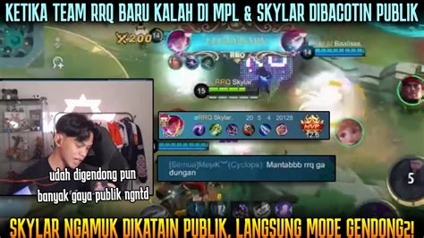 Rrq Baru Kalah Mpl Skylar Dikatain Publik Solo Rank Langsung Ngamuk