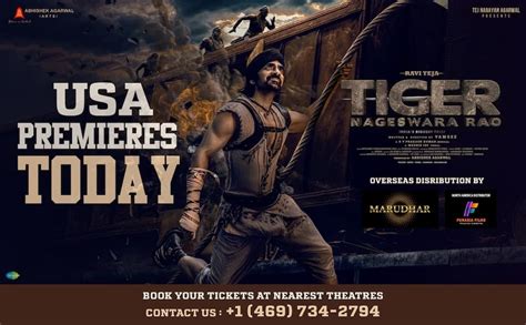 Ravi Teja S Tiger Nageswara Rao USA Premieres Today