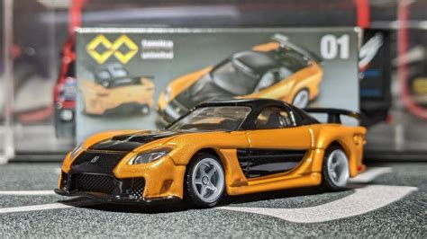 Tomica Premium Unlimited No 01 Mazda RX 7 FD Veilside Fast And Furious