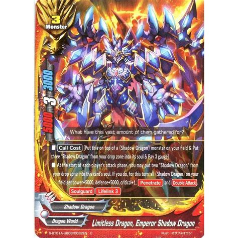 S Bt A Ub En Foil C Limitless Dragon Emperor Shadow Dragon