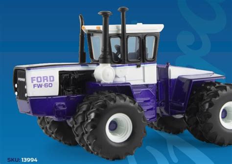 1 64 Purple Ford Fw 60 4wd Tractor With Duals Ertl