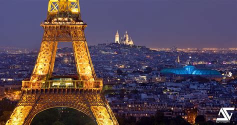 Tour Eiffel Sacr Coeur Blue Hour Tour Eiffel Sacr Flickr