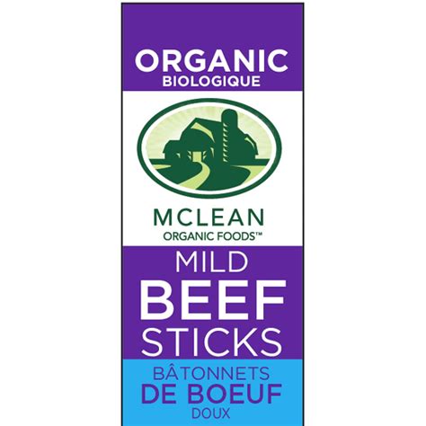 Mild Beef Sticks Shelf Stable Mclean Meats Clean Deli Meat