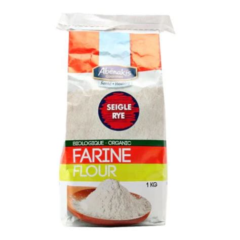 Farine de seigle bio 1kg Abénakis Boutique en ligne Mascouche Eco