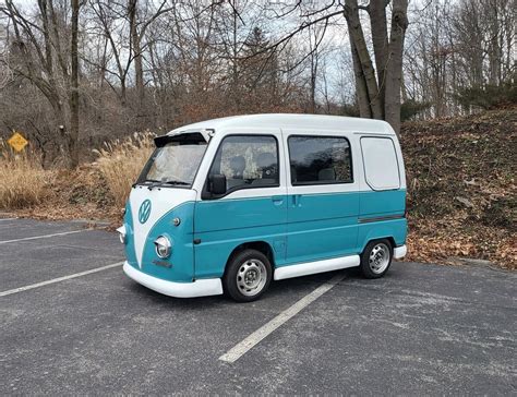 1992 Subaru Sambar Van Blue RWD Manual Dias Classic For Sale