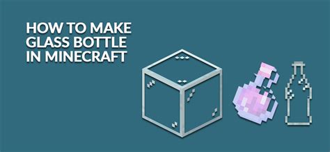 How To Make Glass Bottle Minecraft How To Make Brewing Tools