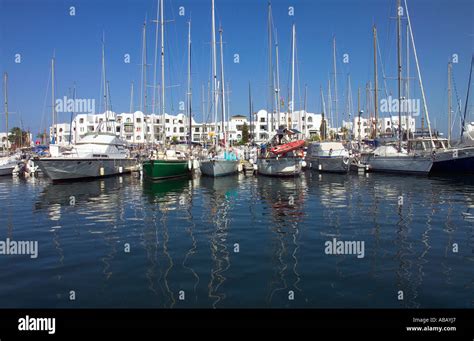 Tunisia, Port El Kantaoui, Marina Stock Photo - Alamy