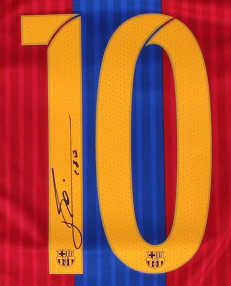 Lionel Messi Signed Barcelona Jersey (Messi COA) | Pristine Auction