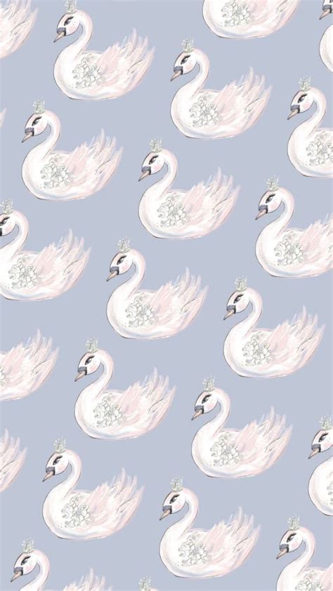 swan wallpaper | Hintergrundbilder, Kawaii hintergrund, Hintergründe