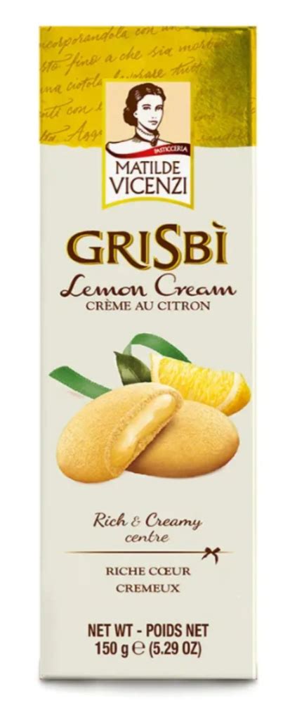 Печенье Matilde Vicenzi Grisbi Lemon Cream filled biscuits отзывы