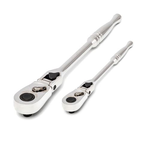 Husky 3 8 And 1 2 In Drive Flex Lock Ratchet Set 2 Piece