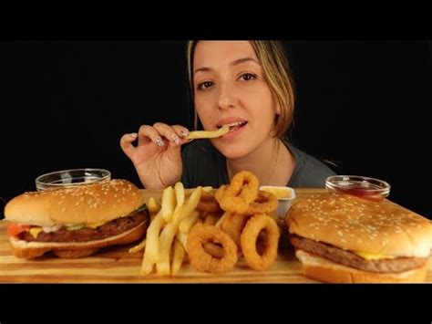 ASMR BURGER KING WHOPPER vs KING MENÜ Yemek Sesleri Türkçe MUKBANG